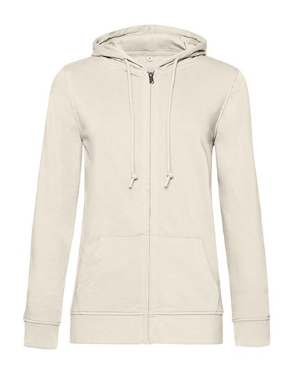 B&C BE INSPIRED - Inspire Zipped Hood Jacket /Women_° - Off White